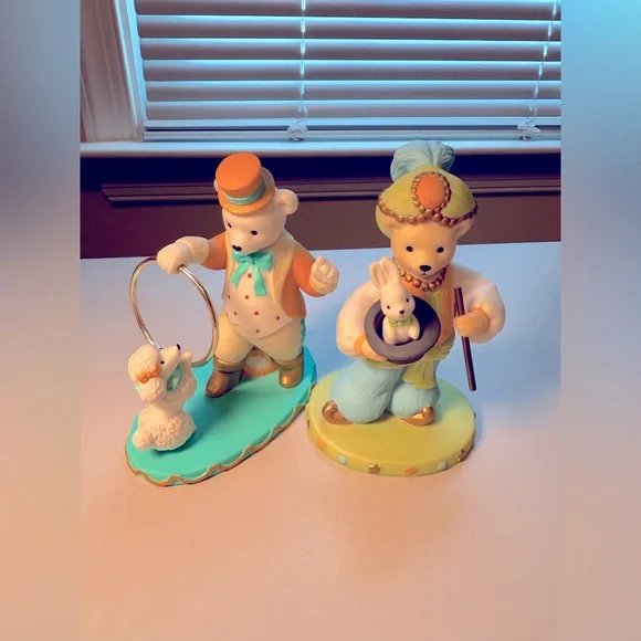 Vtg Avon Fine Collectibles Magnificent Porcelain Circus Bears - Picture 15 of 16
